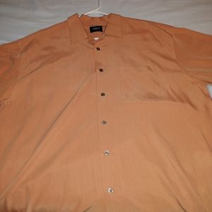 Haggar men's button down short sleeve shirt XL